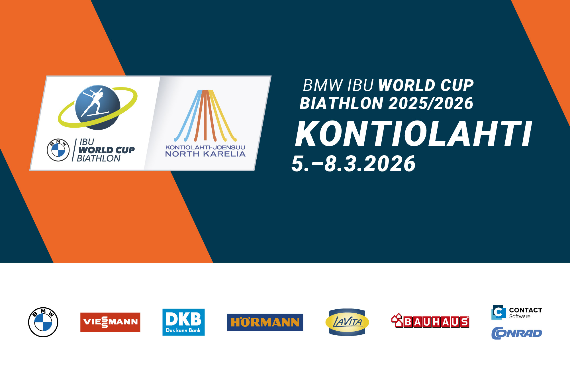 Ibu World Cup Kontiolahden ampumahiihtokisojen maailman cupin mainos